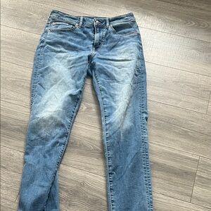 American Eagle Outfitters Light Blue Straight Leg Jeans